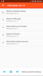 Holy Quran Juz 15 MP3