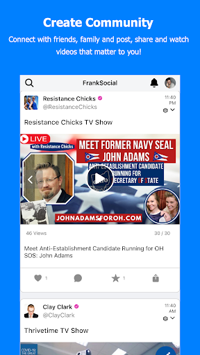 FrankSocial Screen 2