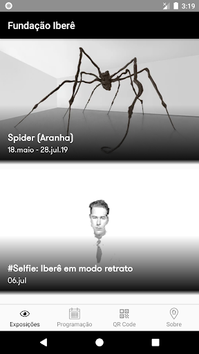 Android application Fundação Iberê screenshort