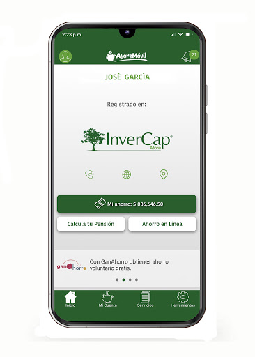 InverCap Afore Móvil Screen 2