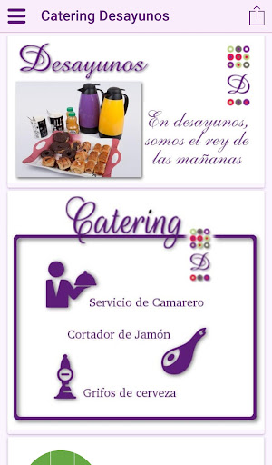 Android application Desayunos con Encanto screenshort