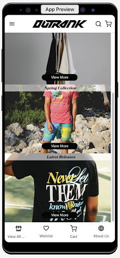 Android application Outrank Brand screenshort