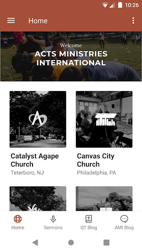 Android application Acts Ministries International screenshort