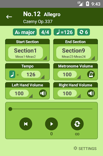 Piano Etude Player | EtuDrill Screen 2