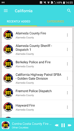 California Police, Fire and EMS radios