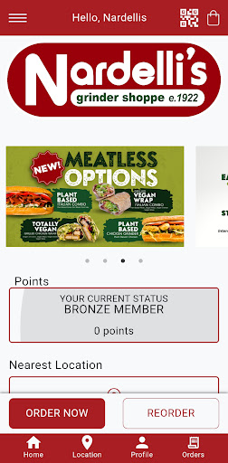 Android application Nardelli's Online Ordering screenshort