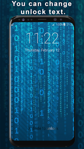 Digital Matrix Lock Screen Screen 3