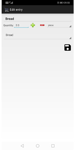 Simple Shopping List Screen 3