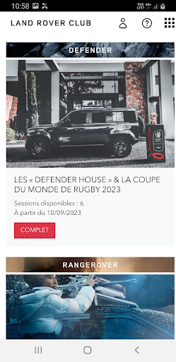 Land Rover Club France Screen 2