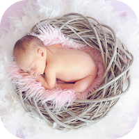 Baby photo frames & baby photo blender app
