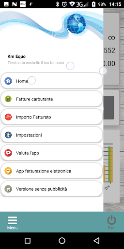 Android application Km Equo screenshort