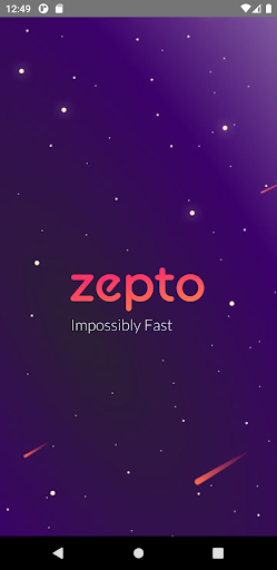 Android application Zepto Packer App screenshort