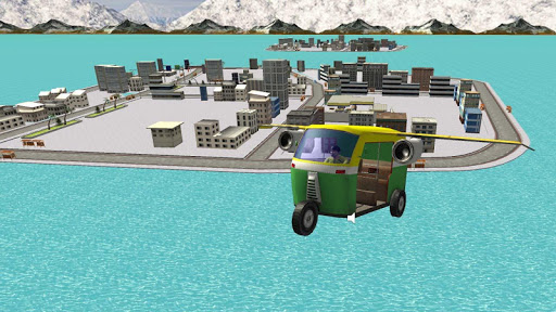 Flying Auto Rickshaw