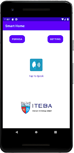 Android application Smart Home screenshort