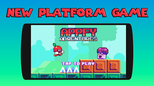 Appfy 2D Adventure - Hard one tap jump and run screenshots 1