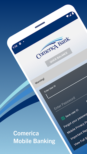 Android application Comerica Mobile Banking® screenshort