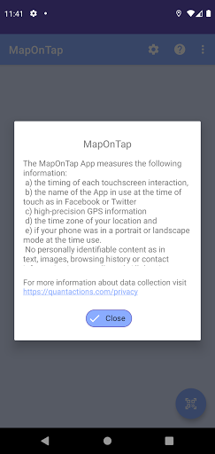 MapOnTap Screen 2
