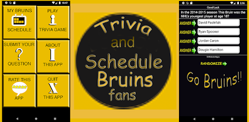 Trivia Game And Schedule For Die Hard Bruins Fans Apps On Google Play