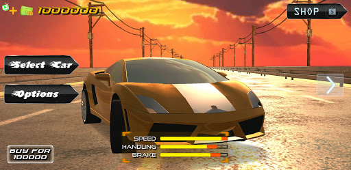Android application Traffic Rider - Drag Racing screenshort