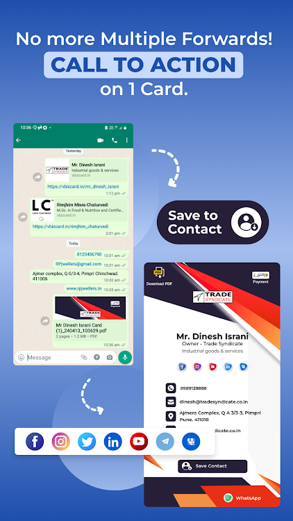 VbizCard Digital Business Card - 1.0.3 - (Android)