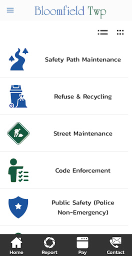 Bloomfield Township Government Screen 3