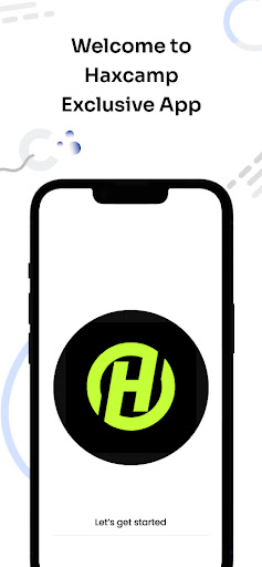 Android application Haxcamp screenshort