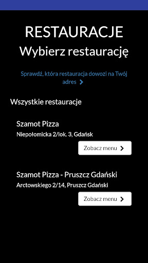 Szamot Pizza Screen 3