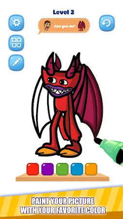 Game screenshot Color Monster : Draw ASMR hack