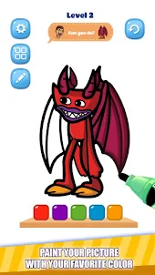 Color Monster : Draw ASMR