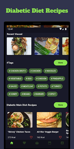 Diabetes-Diabetic Diet Recipes Screen 2