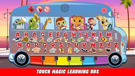Android application Touch Magic Learning Bus Piano screenshort