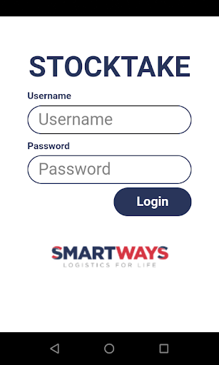 Android application Smartways Stocktake Services screenshort