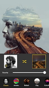 Fotos mixen - Doppelbelichtung Screenshot