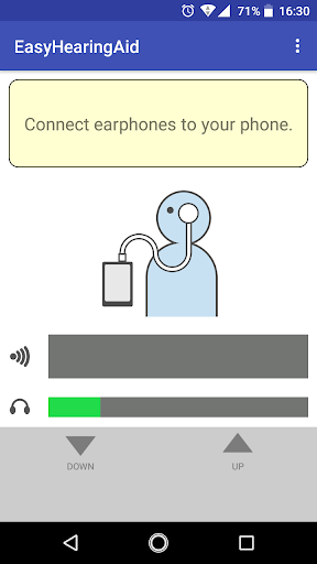 Android application Easy Hearing Aid screenshort