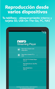 Captura 12 Nero Streaming Player Pro android