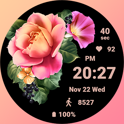 EY01 Flowers Watch Face logo