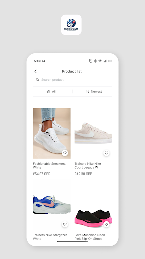 Click & Cart Shop Screenshot 3 - AppWisp.com