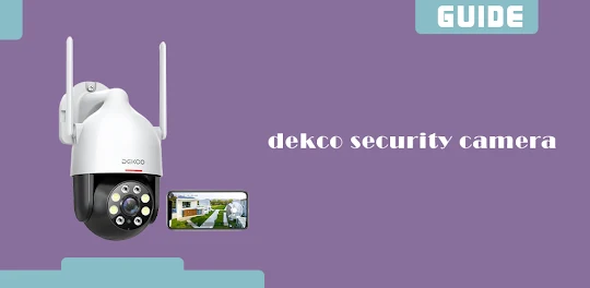 DEKCO Cámara de seguridad para exteriores Cámaras WiFi con cable