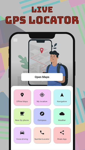 Android application Gps Voice Map Navigator screenshort