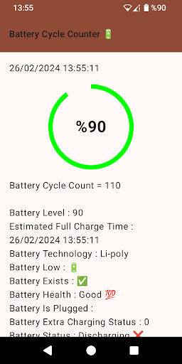 Battery Charge Cycle Counter 4