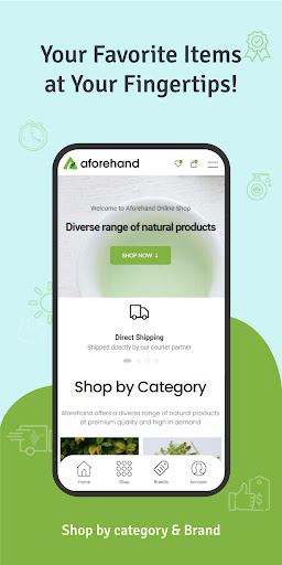 Android application Aforehand - Healthcare Product screenshort