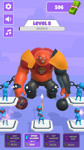 Android application Idle Giant Battle - Epic Game screenshort
