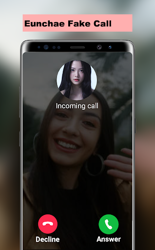 Android application Eunchae Fake Call screenshort