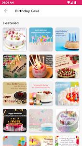 Birthday Cake & Wishing Card
