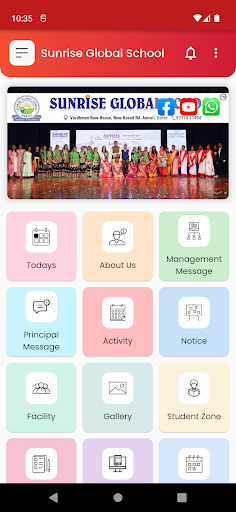 Sunrise Global School Screen 2