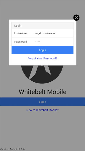 Android application Whitebelt Mobile screenshort