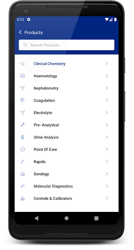Agappe Diagnostics Screen 2