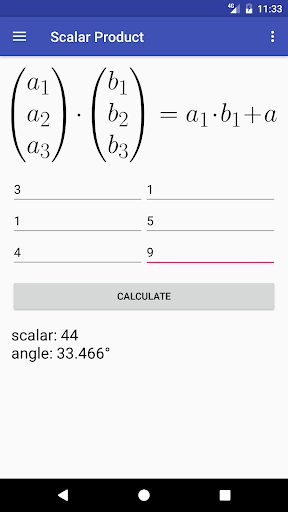 Formula Calculator Screen 3
