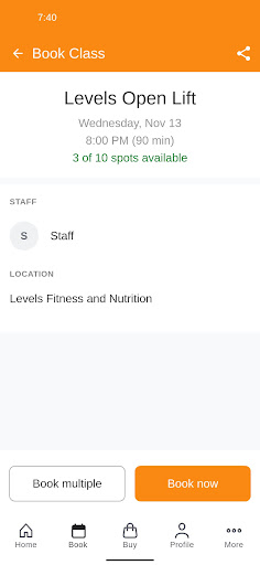 Levels Fitness and Nutrition Screenshot 3 - AppWisp.com