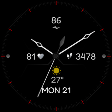 Elegant Analog Watch Face